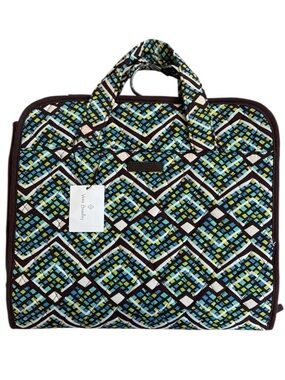 NWT Vera Bradley Hanging Organizer Rain Forest Pattern Jewelry MakeUp Travel Kit